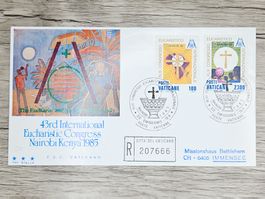 CL05 Enveloppe + Timbre Poste Vaticane 1985