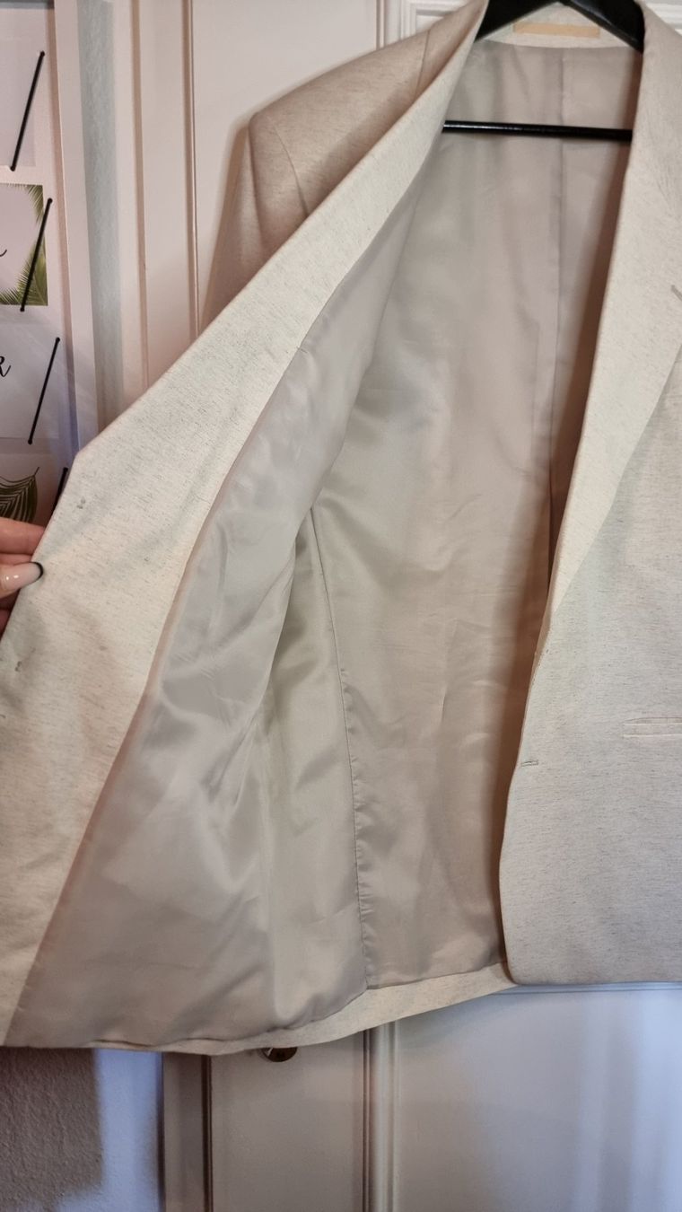 Giacche: Sommerlicher Blazer  Gr.42 beige, Vintage – Usato da Wald ZH venduto da CapLux 7