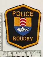 1 Polizei Abzeichen Police Boudry, Kanton Neuenburg