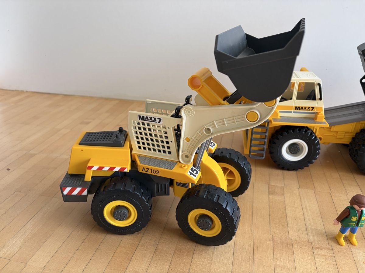 Playmobil Giocattoli: Playmobil Baumaschinen Set mit Figuren – Usato da Niederrohrdorf venduto da horst6789 2