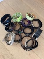 Gürtel-Set: 13 modische Damen Gürtel gebraucht und Neu!
