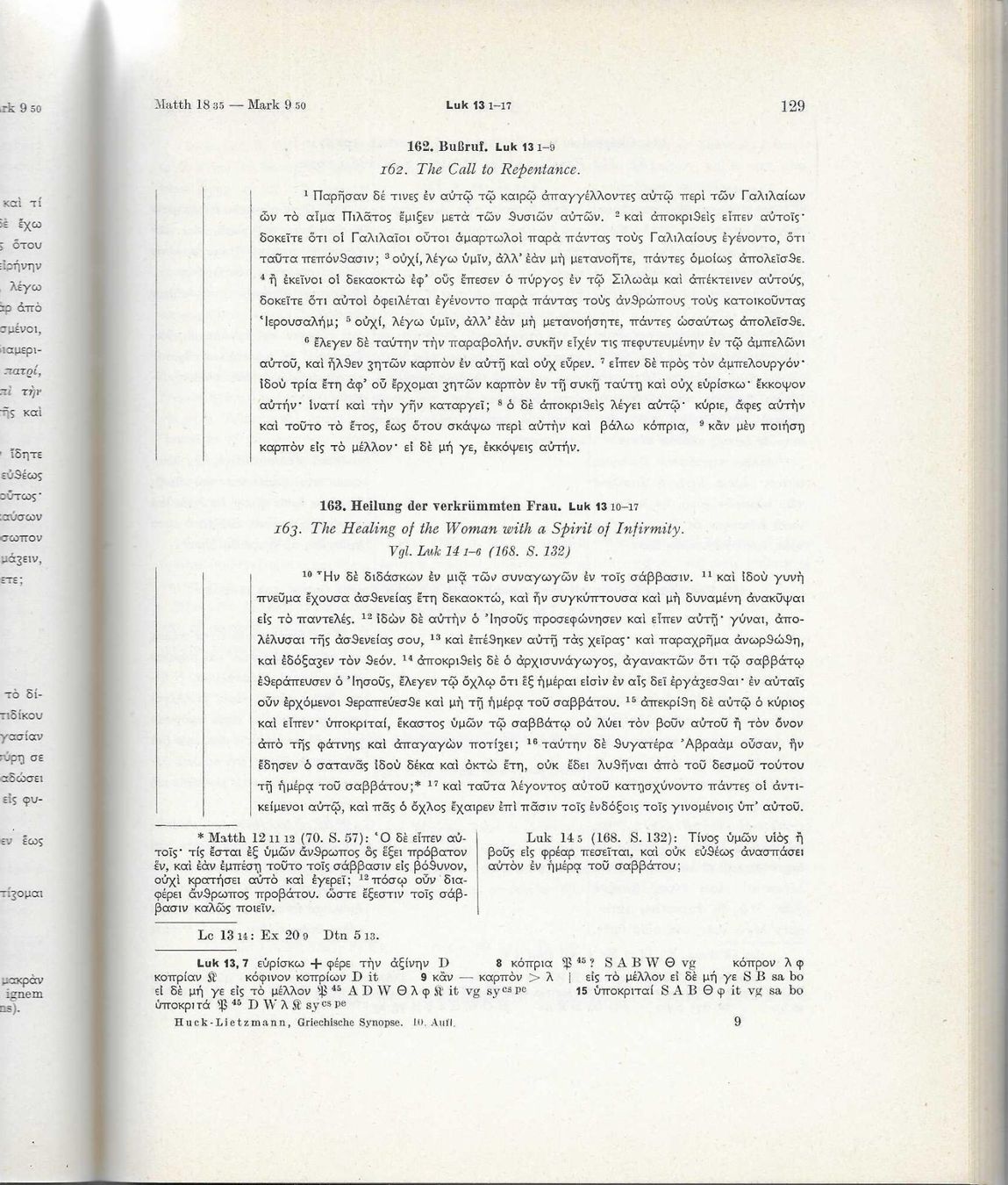 Libri: Synopse der drei ersten Evangelien 1950 – Usato da Flims - Dorf venduto da Stagediver 3