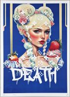 Death NYC Ltd Ed Pop Art Druck " Vuitton Art Déco
