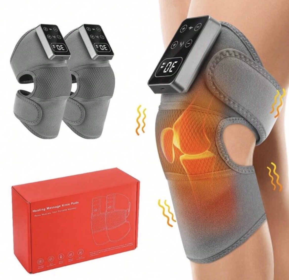 Attrezzature mediche: Kniebandage mit Massage- Heizfunktion – Nuovo e nell'imballaggio originale da Emmenbrücke venduto da ShopDirect