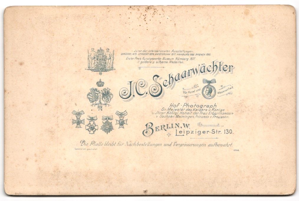 Fotografie &  Plakate: Fotografie J.C. Schaarwächter, Berlin,  – Gebraucht aus Berlin von bartko-reher 1