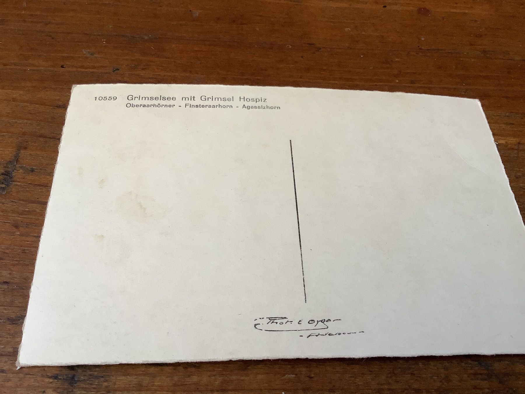 Cartoline postali: Grimselsee mit Grimsel Hospiz – Usato da Flaach venduto da Monisoldshop 1