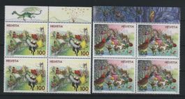2018, Sondermarken Märchen, Viererblöcke **