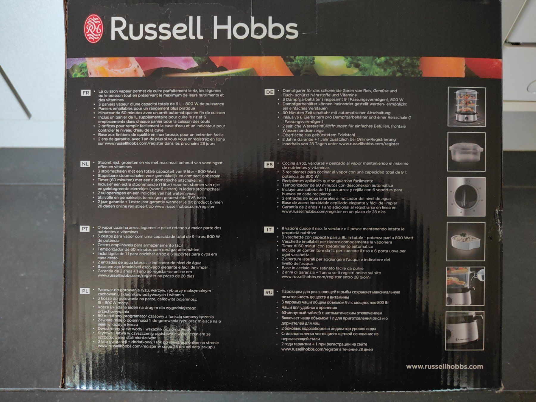 Russell Hobbs Elettrodomestici da cucina: Dampfgarer Russel Hobbs – Nuovo e nell'imballaggio originale da Le Grand-Saconnex venduto da mat_2vmk 1