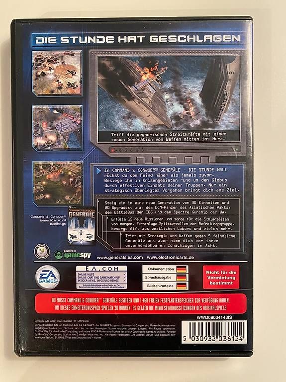 Giochi: Game Command & Conquer Generals - Zero Hour Expansion Pack – Usato da Luzern venduto da Mjoss3 1