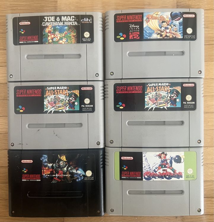 Super Nintendo / 6 Spiele Mario ect | Kaufen auf Ricardo