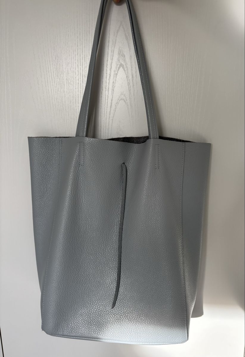 Borse da donna: Ledertasche Shopper hellblau – Usato da Untersiggenthal venduto da vs5_n2r2 1