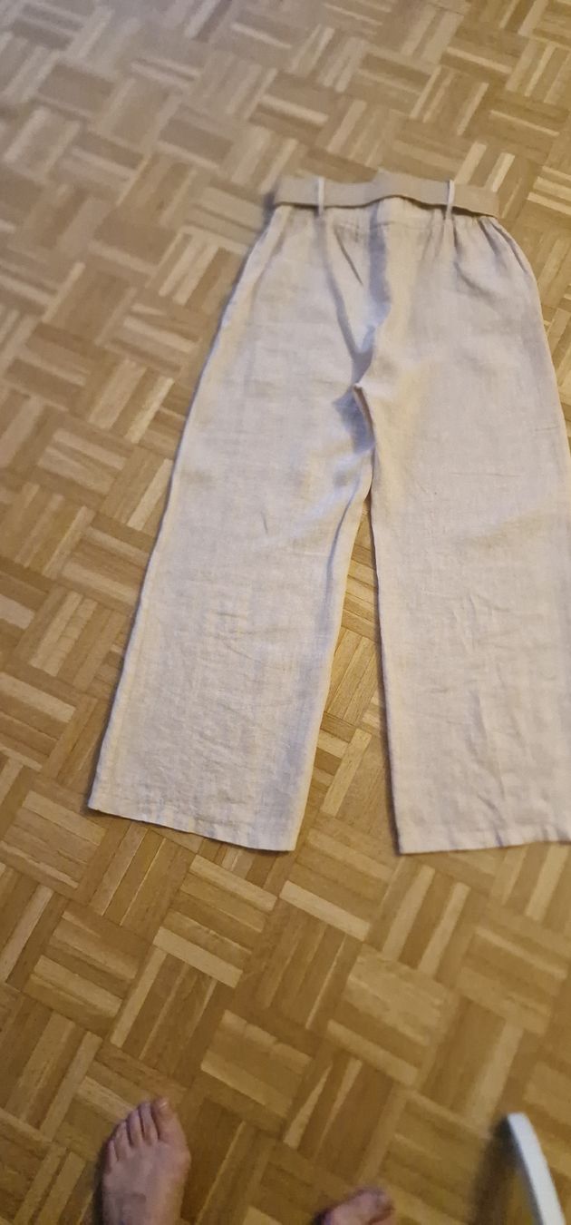 Pantaloni: 100% Leinen Hosen Gr 38 – Usato da St. Gallen venduto da mania03 3