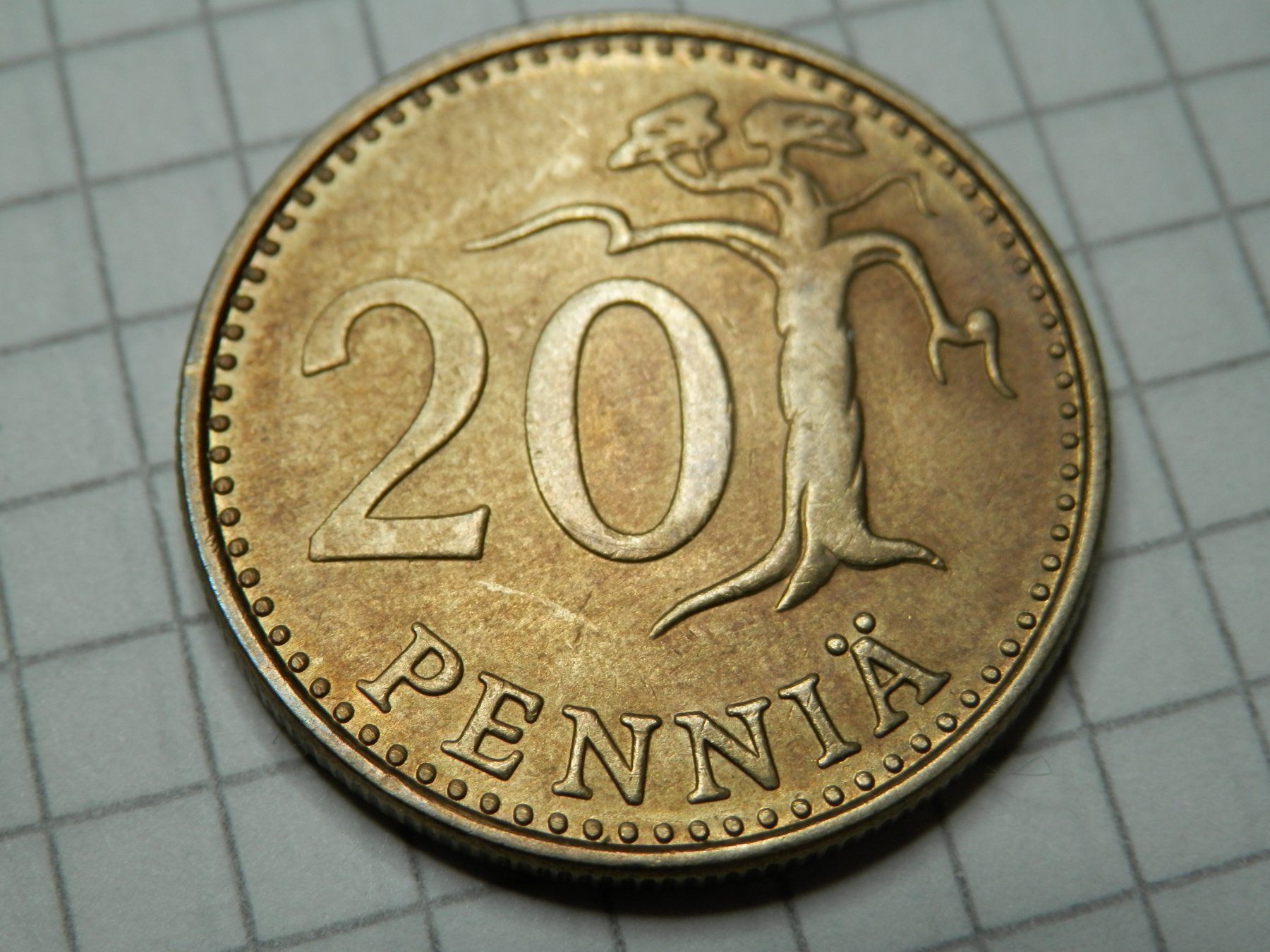 Tutti le monete: Finnland 20 Penny, 1978 – Usato da Weiach venduto da weiach81 1