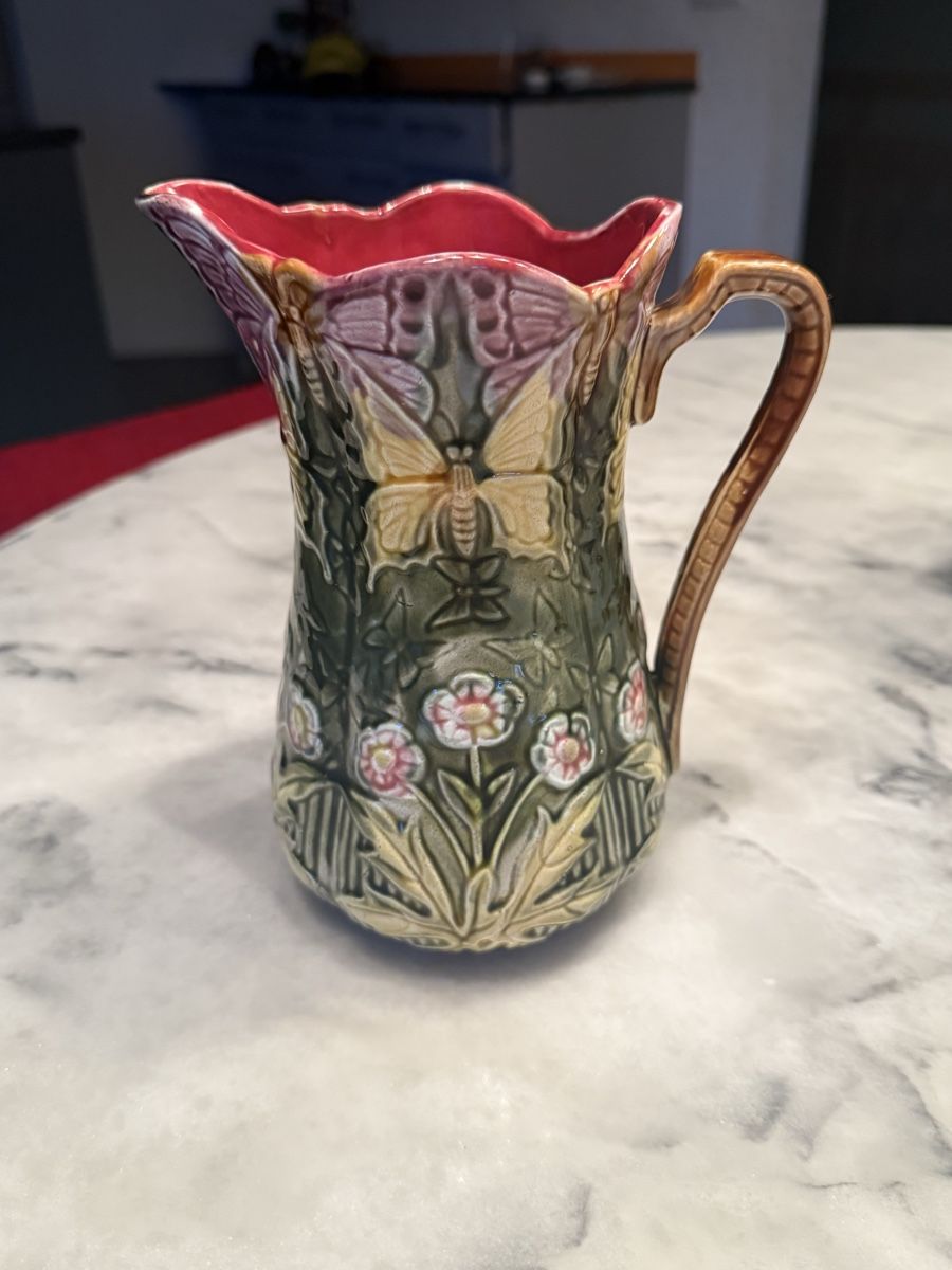 Vasi & Recipienti: Majolika Krug, Jugendstil, – Usato da Aarburg venduto da Schatzaffe