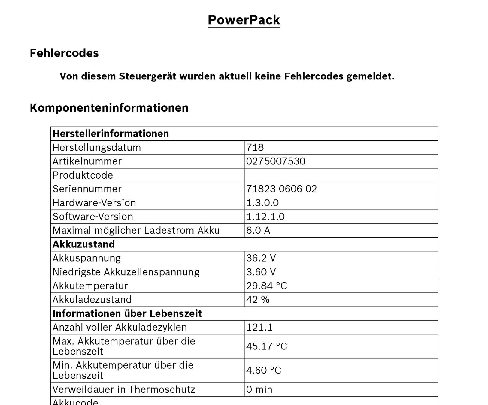 Bosch Akkus: Powerpack 500 Akku - 500Wh 100% mit Bosch Messbericht – Gebraucht aus Winterthur von .-thx-. 6