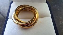 Cartier 3er Ring mit Diamanten