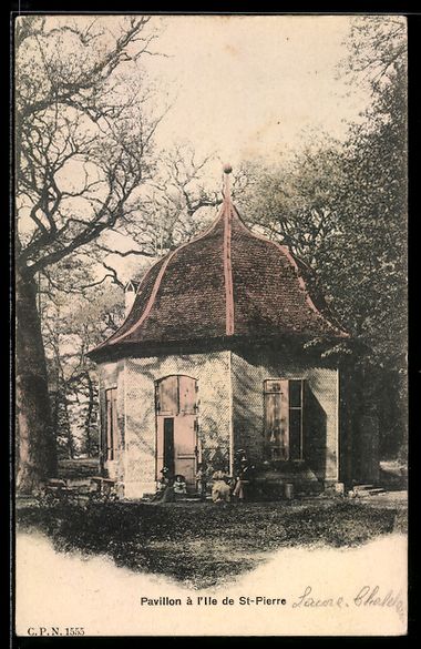 Cartoline postali: AK Ile de St-Pierre, Pavillon – Usato da Berlin venduto da bartko-reher