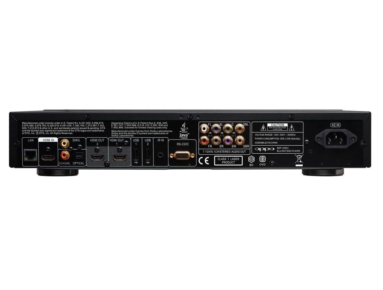 Oppo Lettore multimediale & Streamer: OPPO BDP-103EU DVD/BD player code free – Usato da Delley venduto da ogringo77 7