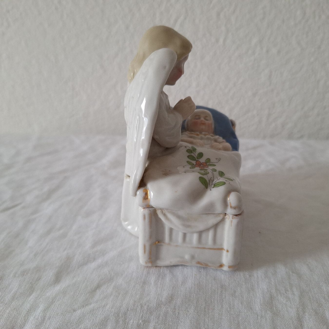 Tutte le decorazioni: Versand möglich!Allerliebste, nostalgische Engel Krippe Dose – Usato da Winterthur venduto da Goldpipau 5