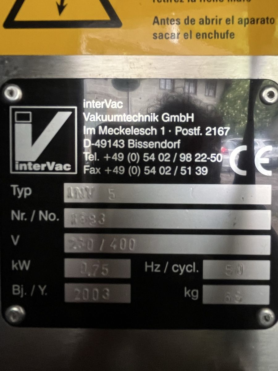 Tutte le macchine: Vakuummaschine Intervac – Usato da Flaach venduto da Auto6011 2