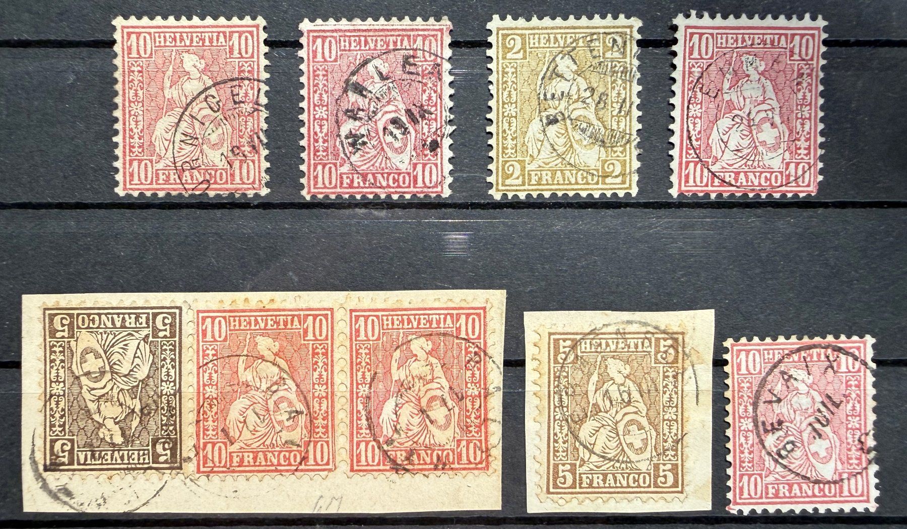 Tous les timbres: Sitz Helv 8 Wwergstempel – D'occasion à Steinhausen par yukon26