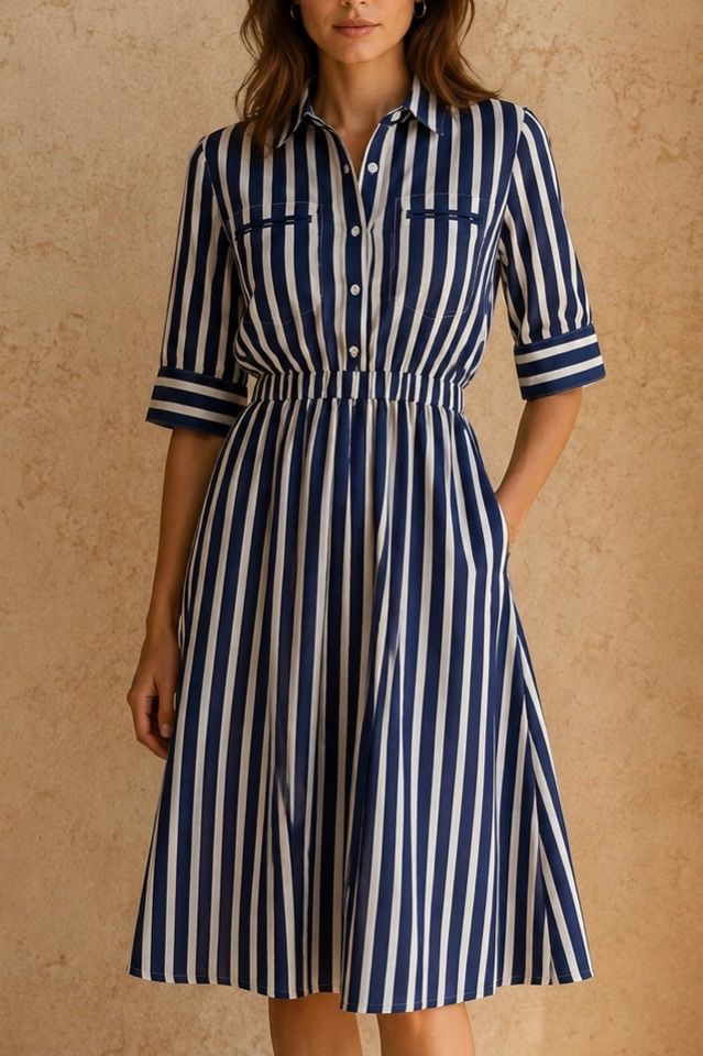 Gérard Darel Kleider: Gerard Darel Streifenkleid - Gr. 40 – Gebraucht aus Illnau von Monkky