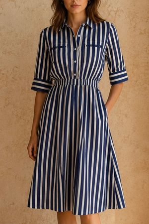 Gerard Darel Streifenkleid - Gr. 40