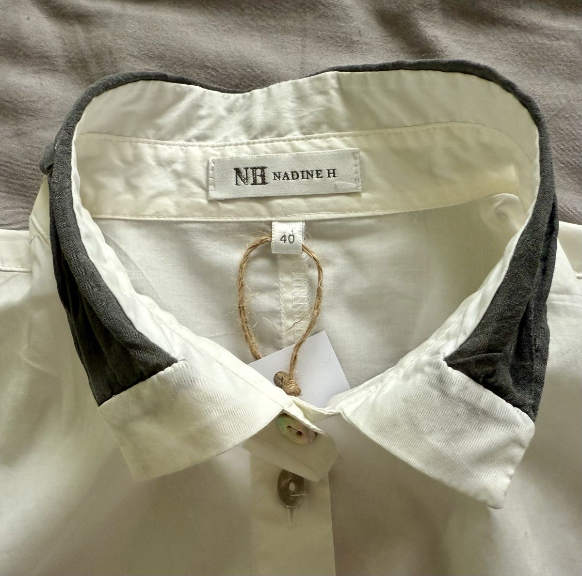 Blusen: Hemdbluse von Nadine H, weiss/cremefarbig – Gebraucht aus Jona von caramba05 2