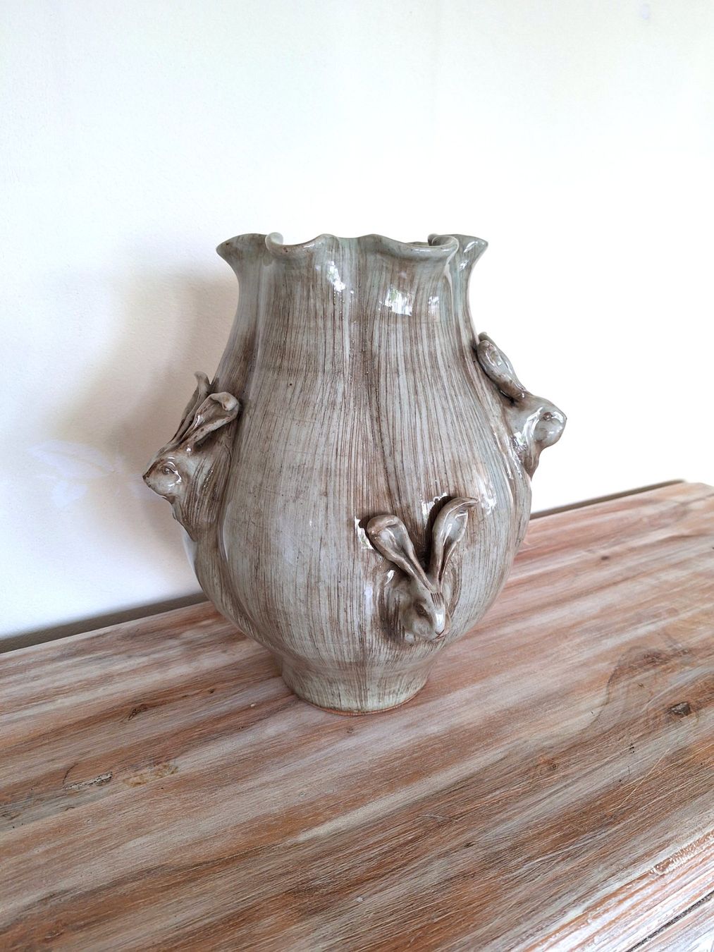 Vasi & Recipienti: Grosse Vase von des Pots mit Hasen – Usato da Erlenbach ZH venduto da Sondeiwendiz
