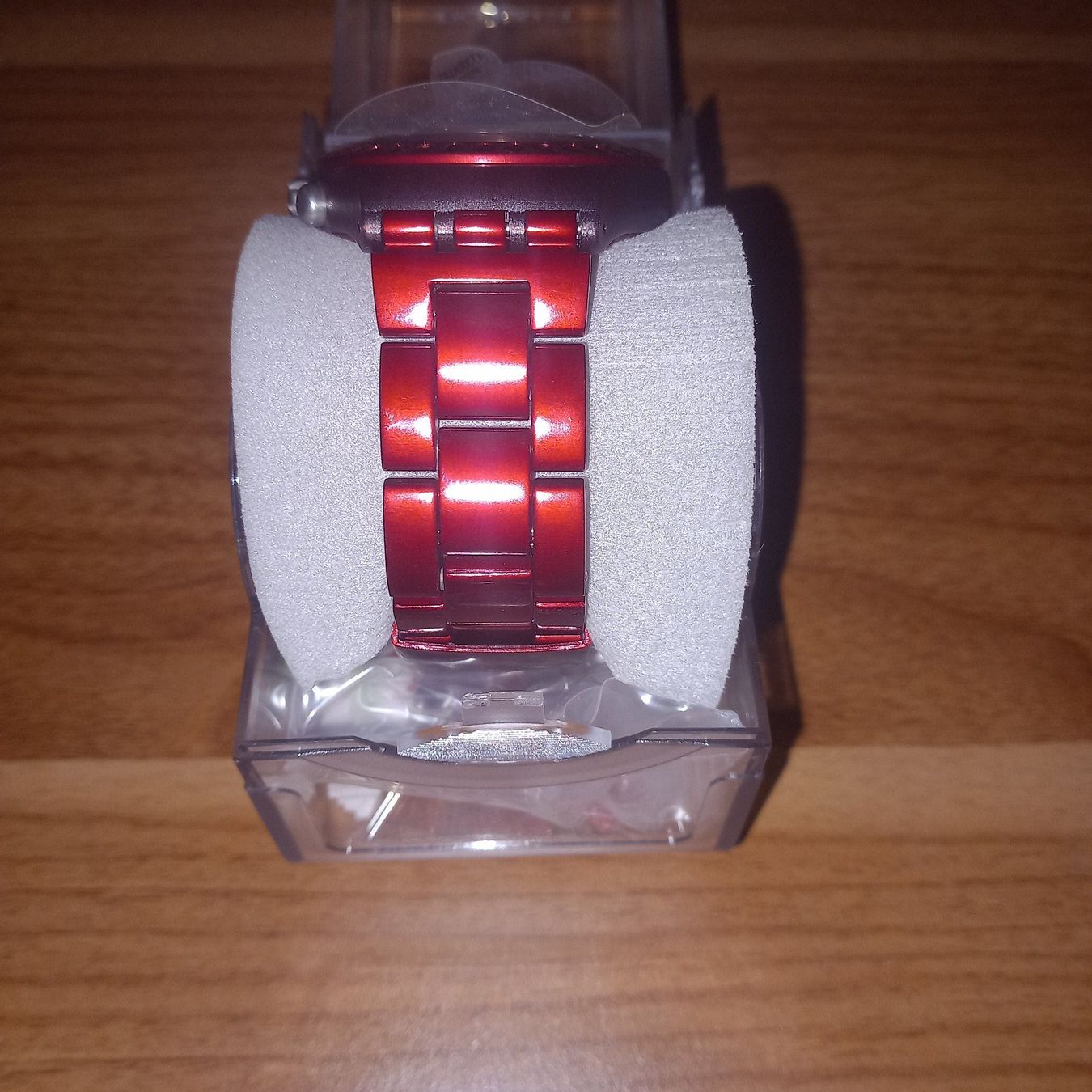 Swatch Orologi: Swatch Ruby Brilliance neuve + bracelet de rechange – Nuovo e nell'imballaggio originale da La Chaux-de-Fonds venduto da Swiss_LP_Records 2