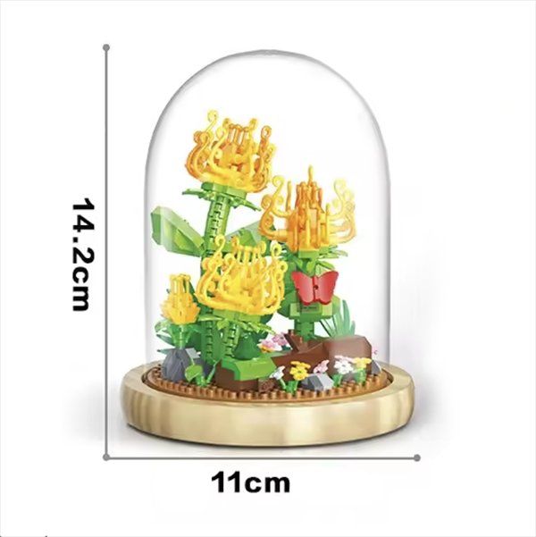 Baukästen: Blume im Glas: Löwenzahn / Mini-Bausteine – Neu und originalverpackt aus Meisterschwanden von Bigi1 2