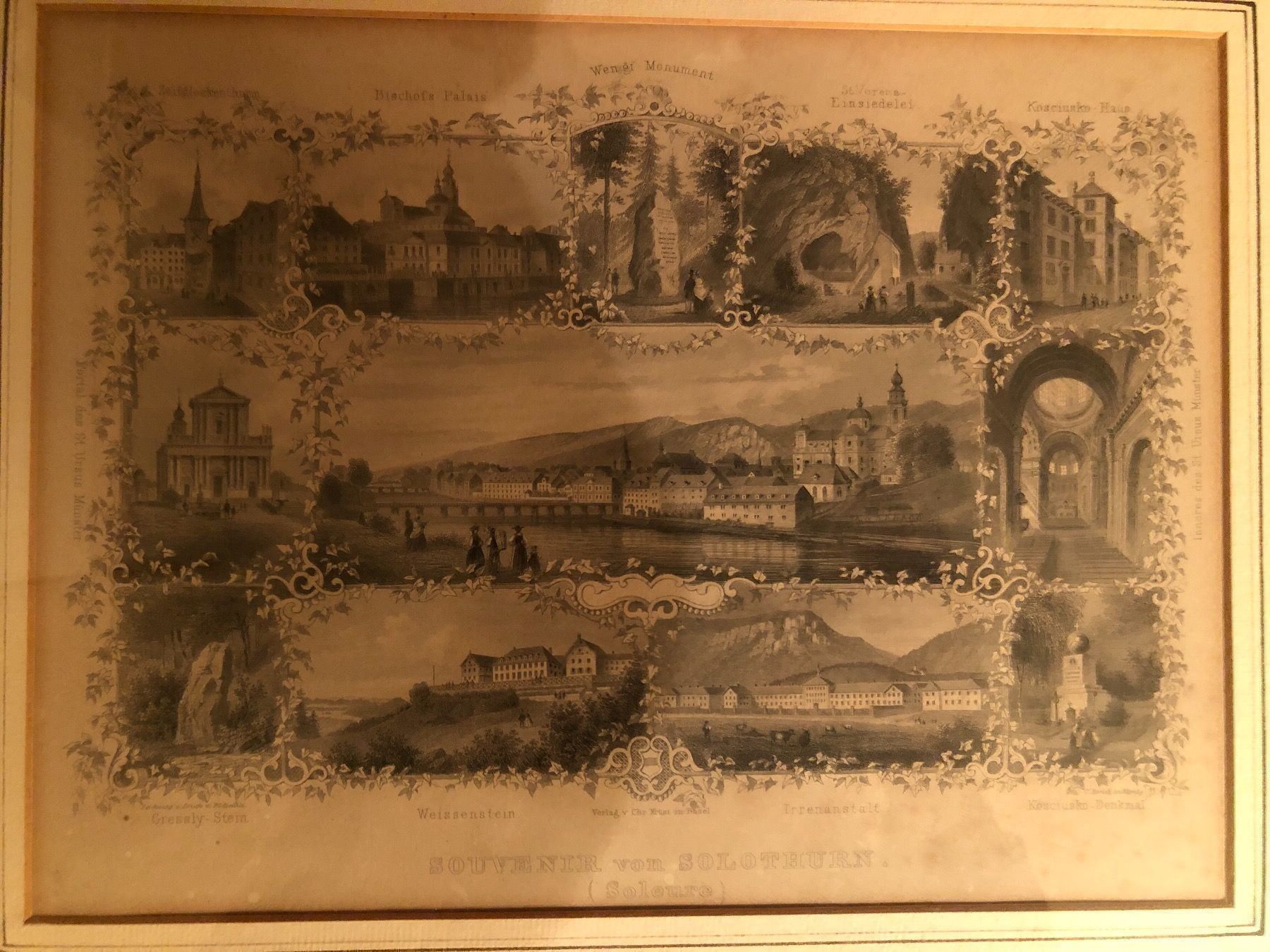 Poster & Bilder: Souvenir von Solothurn.Verlag Chr. Krüsi – Gebraucht aus Wald ZH von mlnt 6