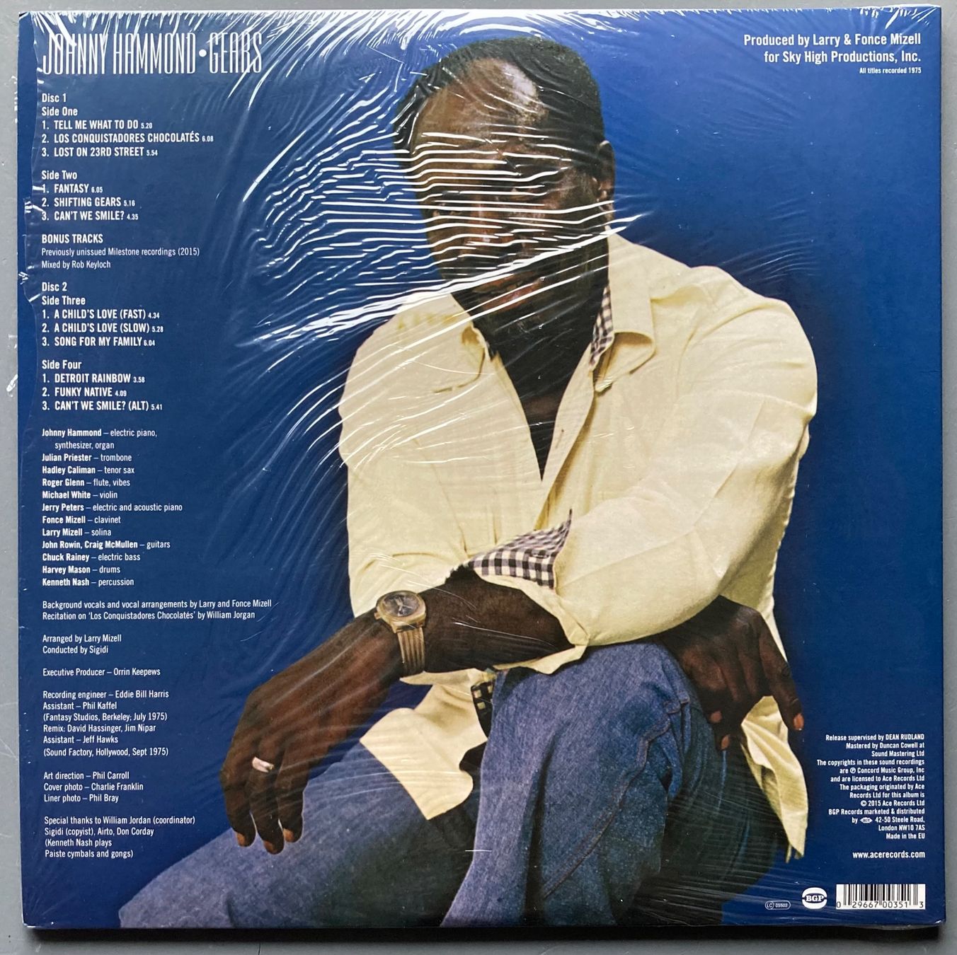 Vinyles: JOHNNY HAMMOND - GEARS – D'occasion à Poliez-Pittet par Newtown-Records 2