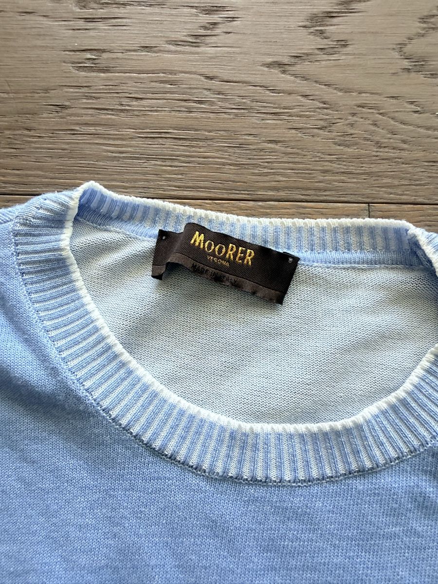 T-shirt: Moorer blue Tshirt – Usato da Melide venduto da Nikola-123 5