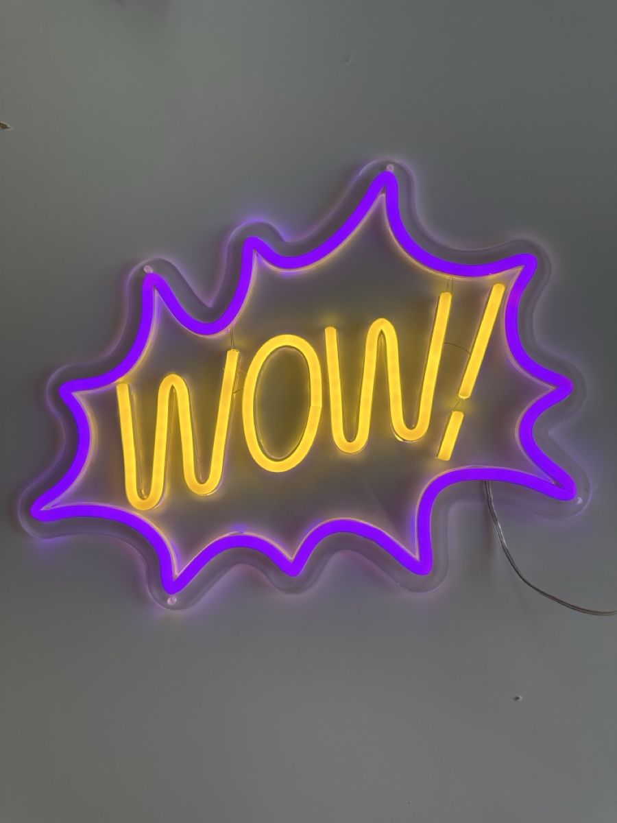 Lampes: Neon Schild WOW! – D'occasion à Luzern par t_mei 2