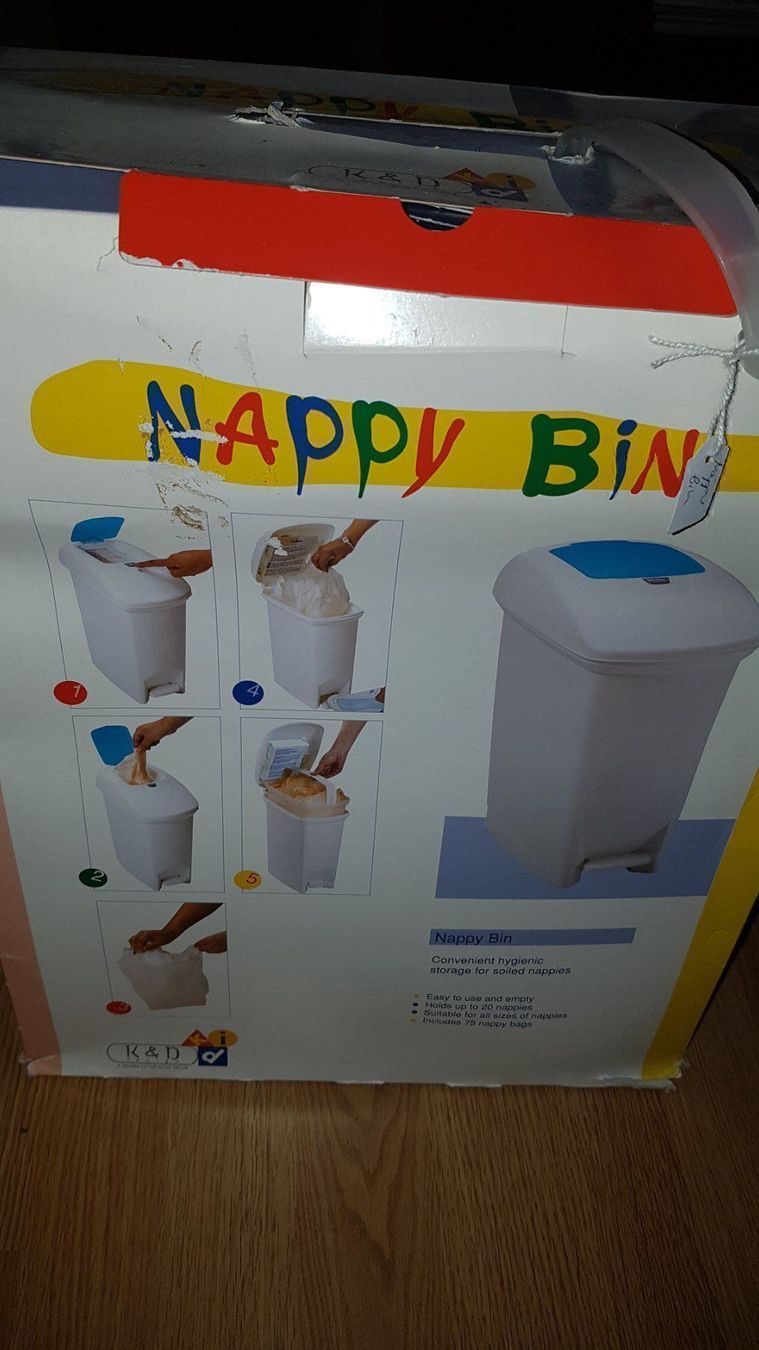 Cestini per rifiuti: Nappy bin Windelstepper L – Nuovo e nell'imballaggio originale da Spiegel b. Bern venduto da Flamingo07