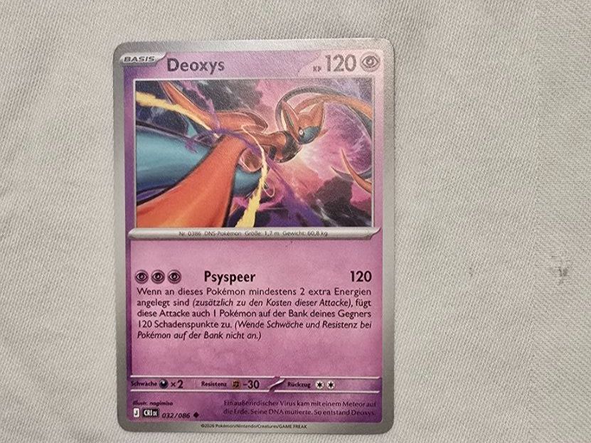 Pokémon Carte collezionabili: Pokémon Karte Deoxys – Nuovo (secondo la descrizione) da Basel venduto da Galia2000