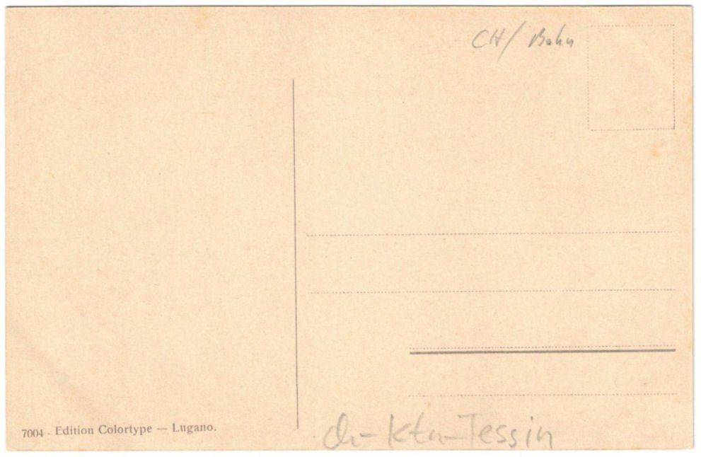 Cartoline postali: Lugano - Standseilbahn Stazione – Usato da Binningen venduto da Mountainrider 1