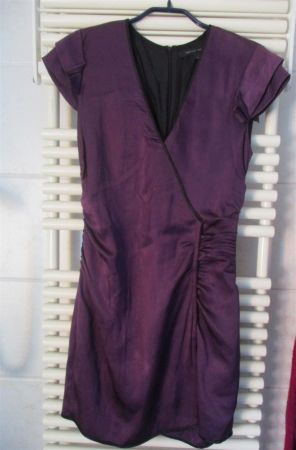MARC JACOBS : Robe en soie violette 34-36