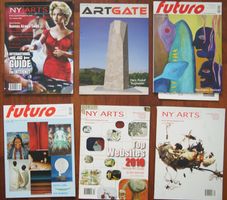 Verschiedene Kunst Zeitschriften, englisch, deutsch