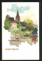 Montreux, Ortspartie mit Kirche