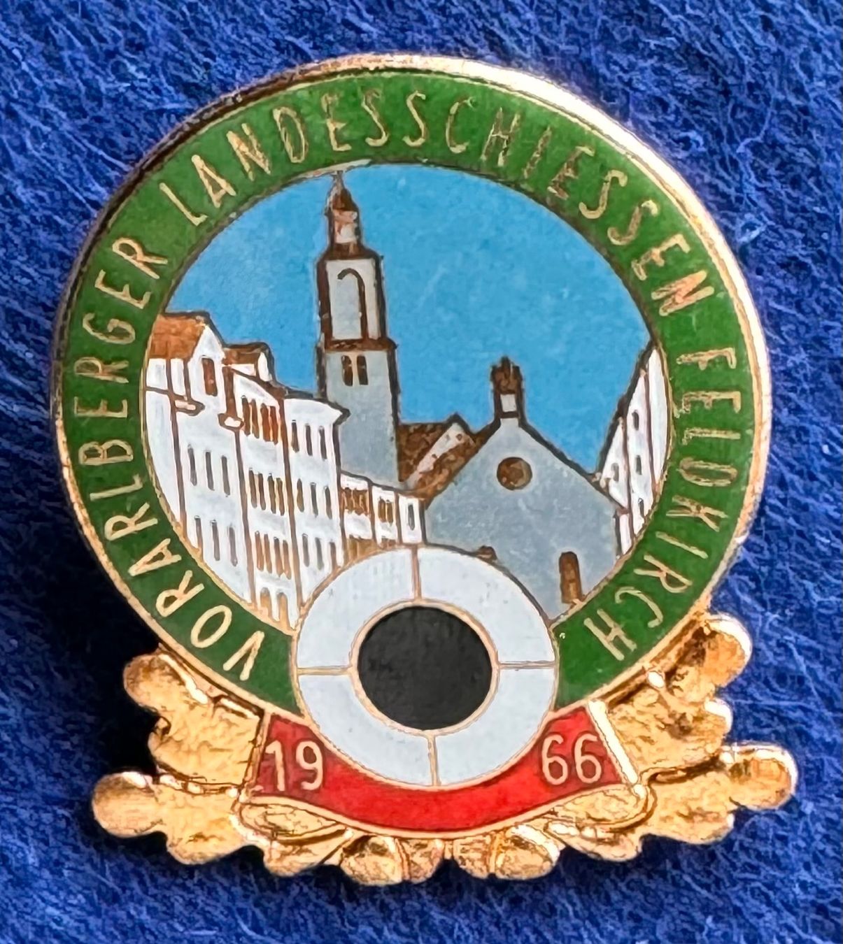 Medaglie: Abzeichen, Vorarlberger Landesschiessen Feldkirch 1966 – Usato da Andwil SG venduto da Ariisa1234