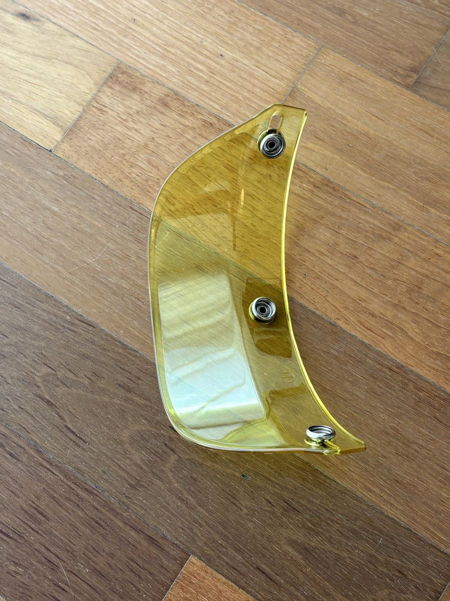 Caschi & visiere: Dach Jethelm transparent gelb universal – Nuovo (secondo la descrizione) da Langnau am Albis venduto da man_zt2h 1