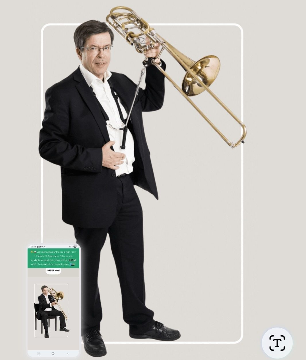 Musikinstrumente: Support Ergonomic Ergobone pour trombone, en parfait état! – Gebraucht aus Boveresse von angeliquechristen 4
