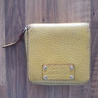 Portefeuille cuir jaune Kate Spade