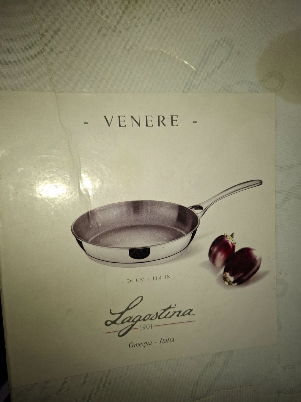 Lagostina Venere Bratpfanne 26 cm NEU Edelstahl Induktion (Neuf (Voir ...