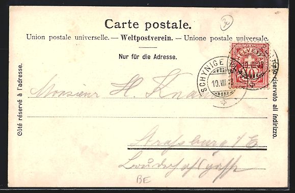 Cartoline postali: Schynige Platte, Hotel Schynige Platte – Usato da Berlin venduto da bartko-reher 1