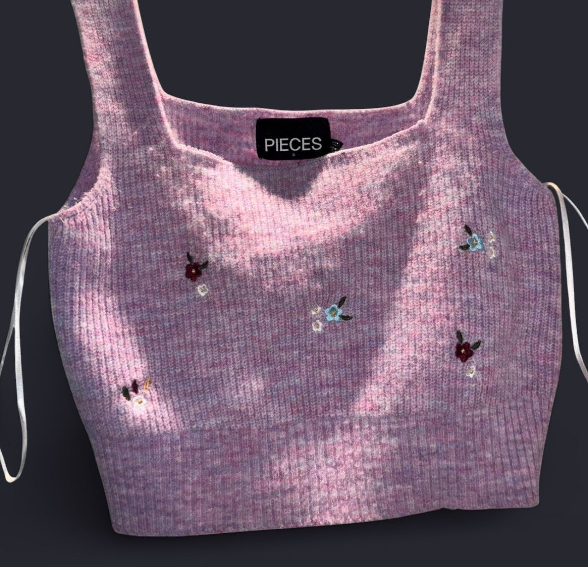 Tops: StrickTop mit Blumenmuster💜✨ – Neu (gemäss Beschreibung) aus Lenzburg von Vani1313