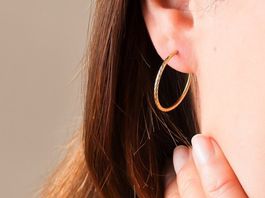 Damen-Creolen 375er Gelbgold