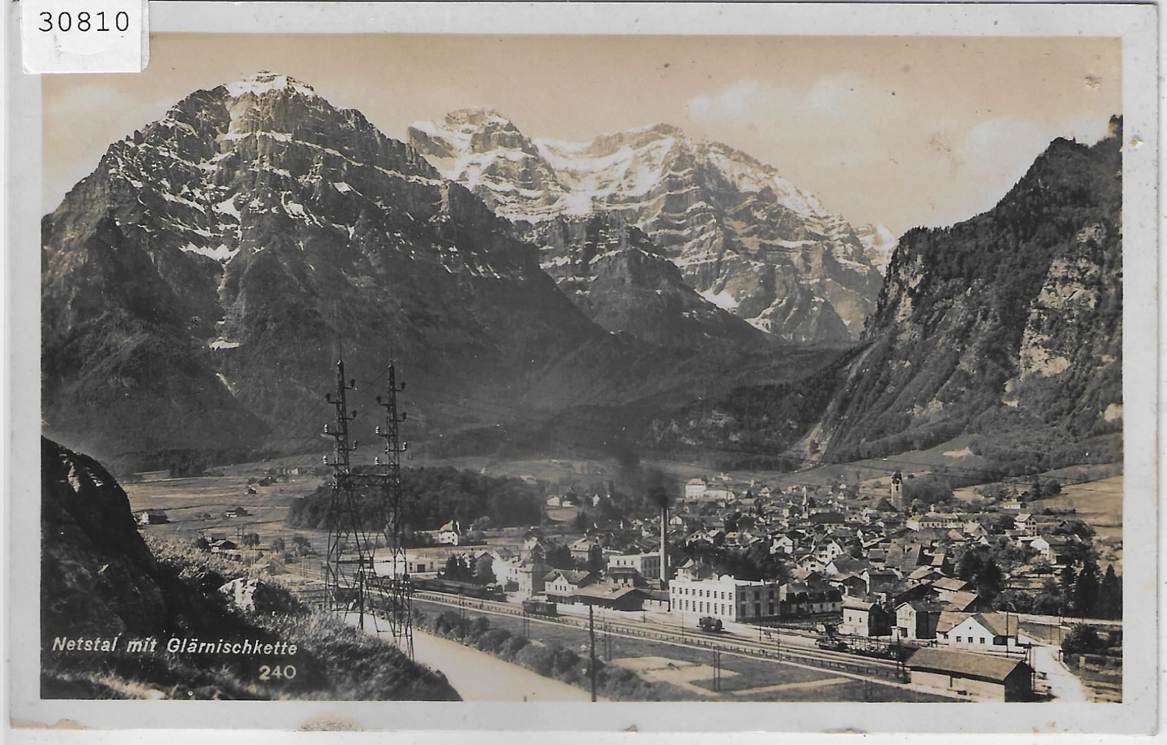 Cartes postales: Netstal - Generalansicht – D'occasion à Ettingen par Kartenplanet
